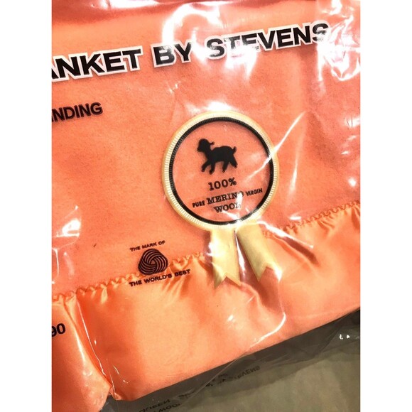 Vintage Stevens Forstmann Luxury Merino Wool Blanket - Picture 2 of 8